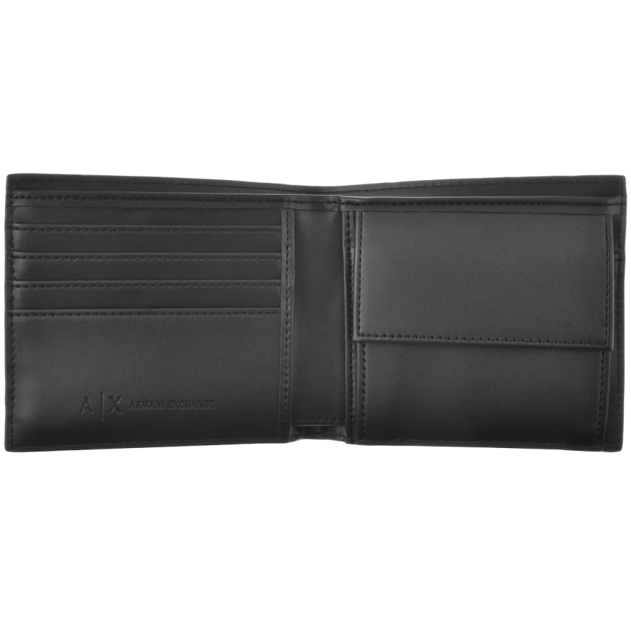 激安の Armani Exchange Bifold Logo Wallet Black | Mainline Menswear 小物